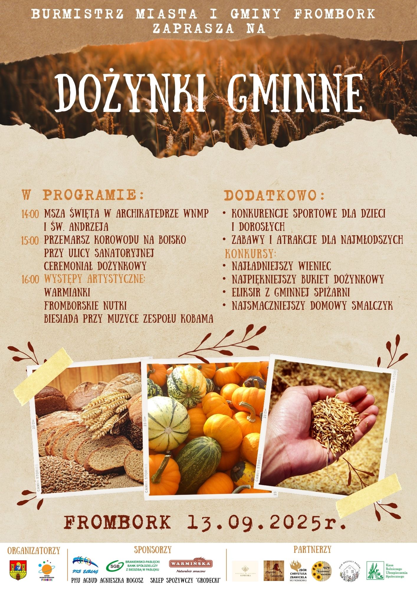 Frombork Dożynki 2025
